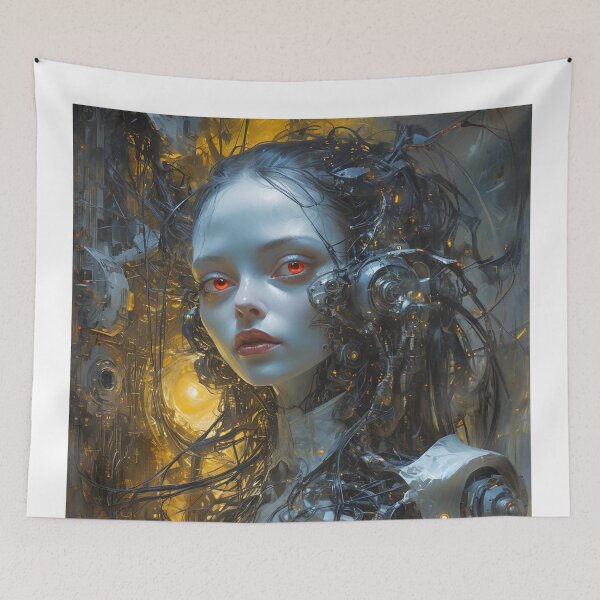 Item preview, Beneath Synthetic Skin, She Waits designed and sold by Happyfunball's Starforge Emporium.
