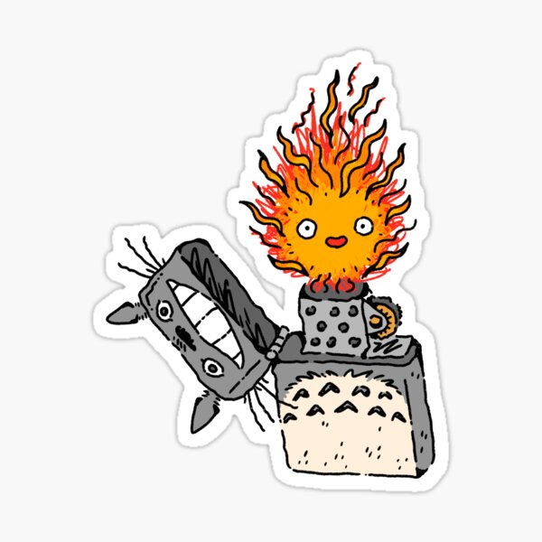 Item preview, calcifer (mobile Version) designed and sold by spikysquid.