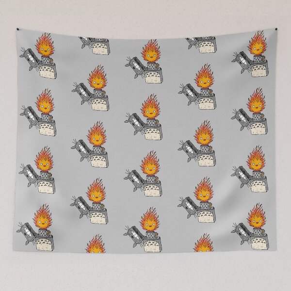 Item preview, calcifer (mobile version) designed and sold by spikysquid.