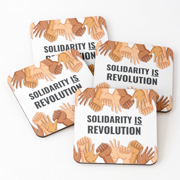 Item preview, Solidarity – United Against Oppression Black Text designed and sold by MorningT.
