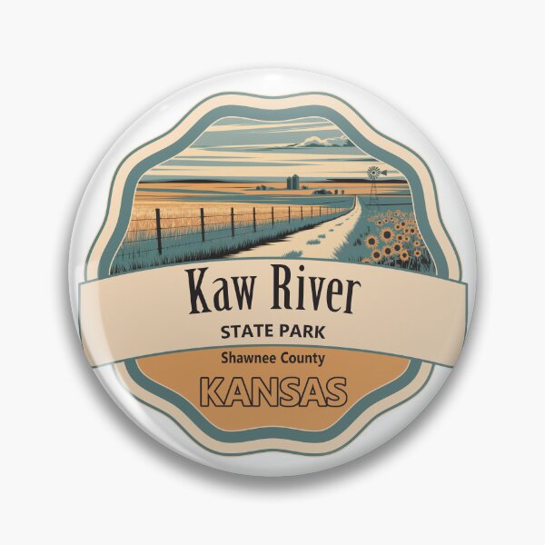 Item preview, Kaw River State Park, Shawnee County, Kansas designed and sold by Wanderful-roads.