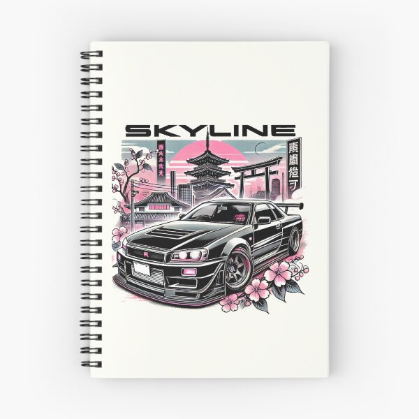 Item preview, Black R34 GT-R Skyline  designed and sold by TheArtOfCar.