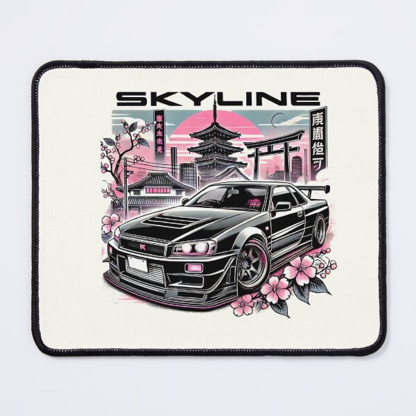 Item preview, Black R34 GT-R Skyline  designed and sold by TheArtOfCar.