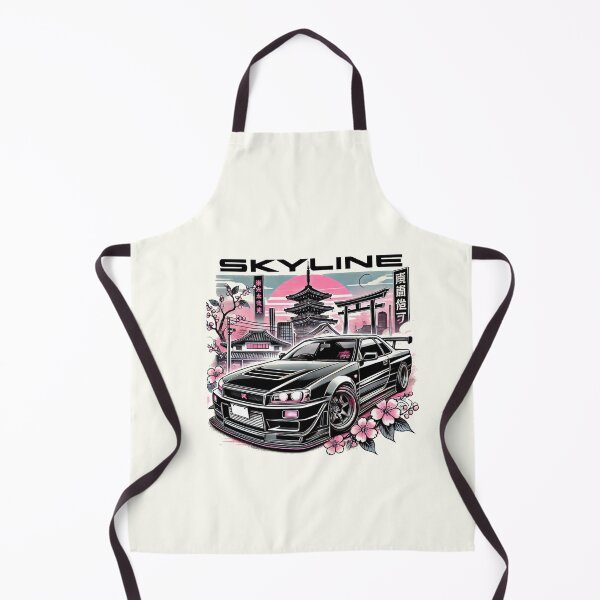 Item preview, Black R34 GT-R Skyline designed and sold by TheArtOfCar.