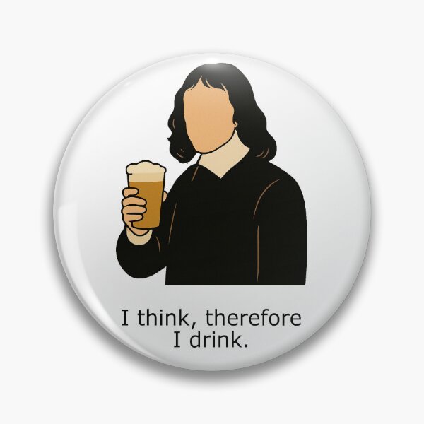 Item preview, Descartes - I think therefore I drink designed and sold by Hasan Can Guler.