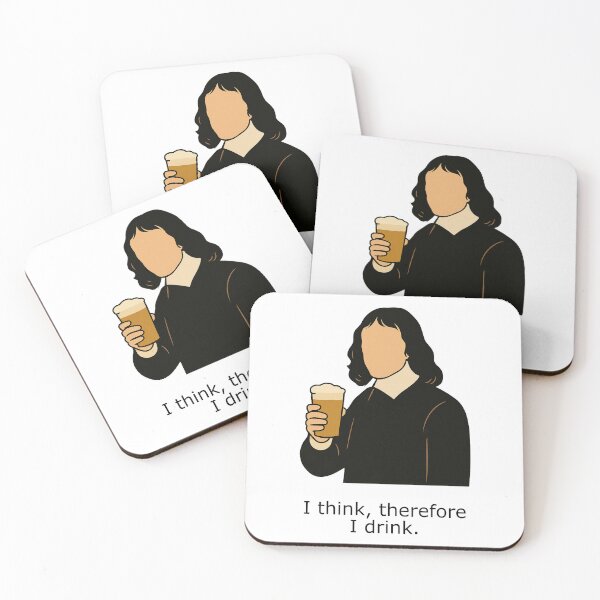 Item preview, Descartes - I think therefore I drink designed and sold by Hasan Can Guler.