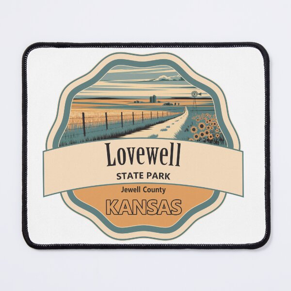 Item preview, Lovewell State Park, Jewell County, Kansas designed and sold by Wanderful-roads.