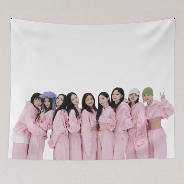 Item preview, Twice Strategy Group Photo Cute Pink designed and sold by StarBunnyDesign.