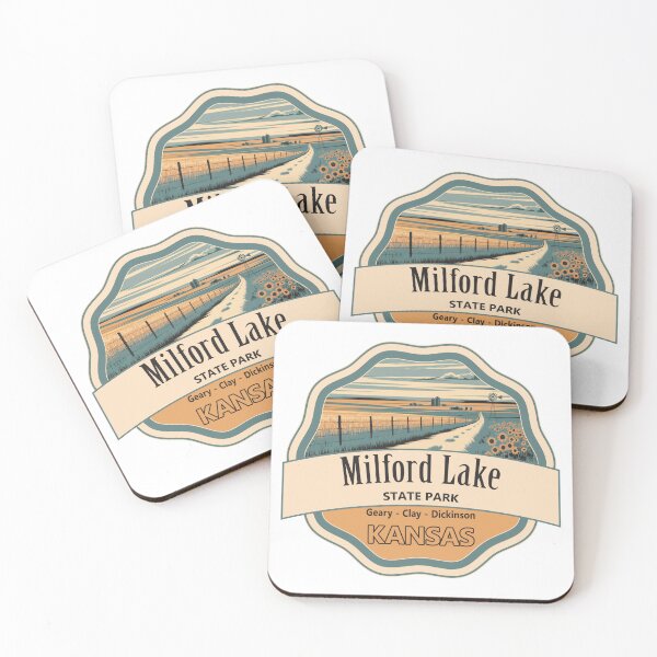 Item preview, Milford Lake, Geary - Clay - Dickinson, Kansas designed and sold by Wanderful-roads.