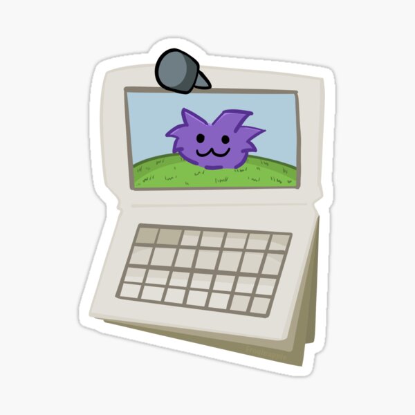 Item preview, Purple Puffle Calendar  designed and sold by Froginapple.