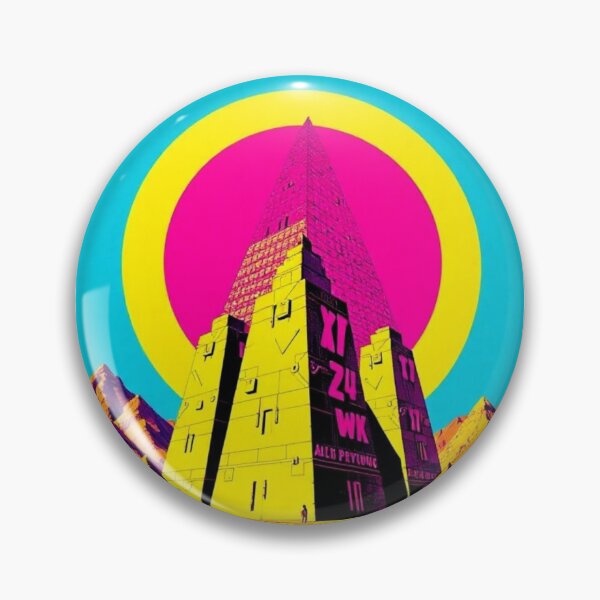 Item preview, Pop art style Aztek pyramids  designed and sold by Dogandesighn.