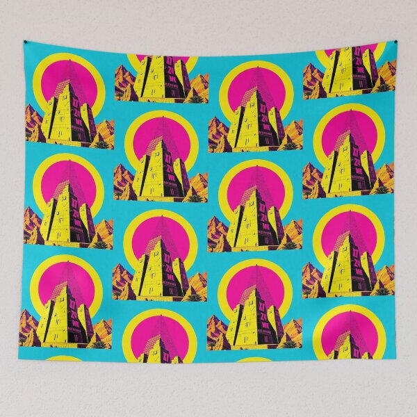 Item preview, Pop art style Aztek pyramids  designed and sold by Dogandesighn.