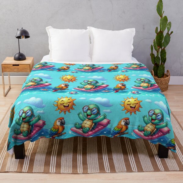 Item preview, Chillin' Turtle and Parrot Pool Party Fun designed and sold by IraBum.