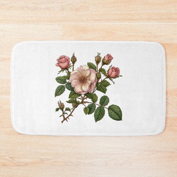 Item preview, Vintage Pink Roses - Elegant Floral Art designed and sold by ArtMorphStudio.