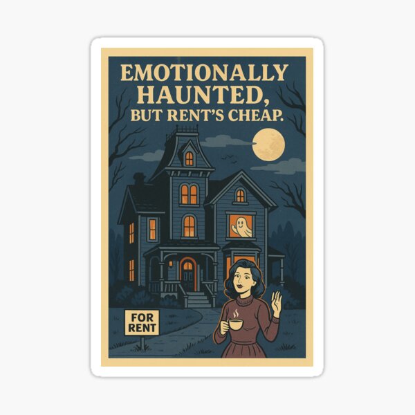 Item preview, Emotionally Haunted, But Rent’s Cheap designed and sold by TRIPHOX.