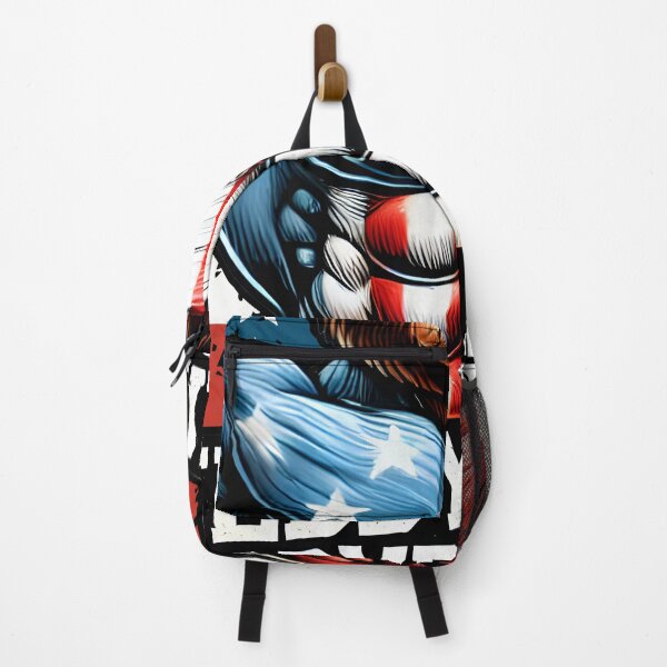 Item preview, Teddy Bear Bodybuilder American Flag Funny Gym Design designed and sold by DrawHandArt.
