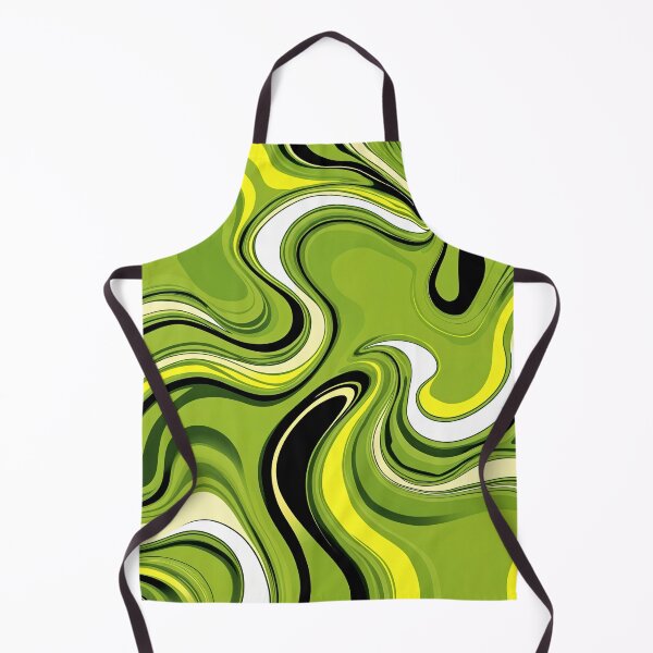 Item preview, Green Retro swirl pattern designed and sold by RishabhArts1.