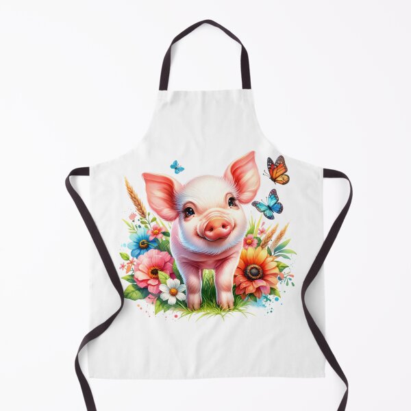 Item preview, Pigs, cute pigs, floral pigs designed and sold by LissethsWorld.