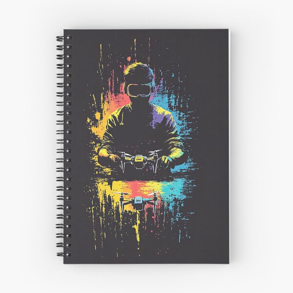 Item preview, Vibrant FPV Scene with Abstract Color Splashes designed and sold by Piotrek0001.