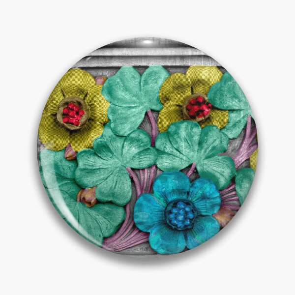 Item preview, floral capital designed and sold by EmmePonsImages.