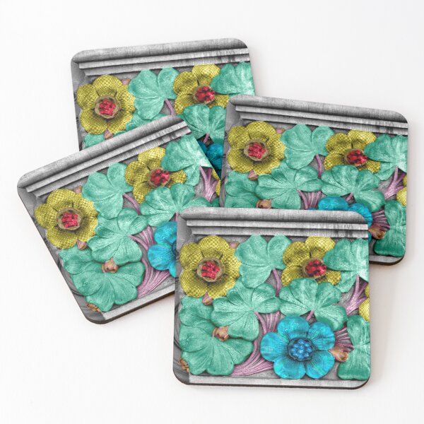Item preview, floral capital designed and sold by EmmePonsImages.
