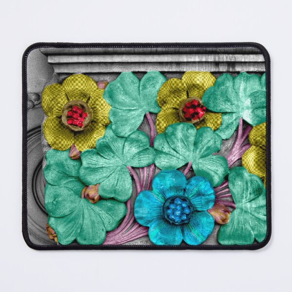 Item preview, floral capital designed and sold by EmmePonsImages.