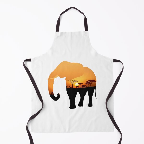 Item preview, Majestic Elephant Silhouette - African Sunset Design designed and sold by latelierdechris.
