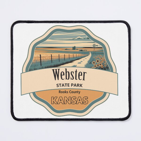 Item preview, Webster State Park, Rooks County, Kansas designed and sold by Wanderful-roads.