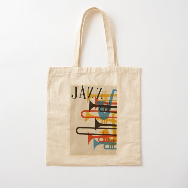 Item preview, Jazz Retro 1950er Jahre Stil Poster Beatnik Midcentury Modern Design Kunstwerk designed and sold by adrienne75.