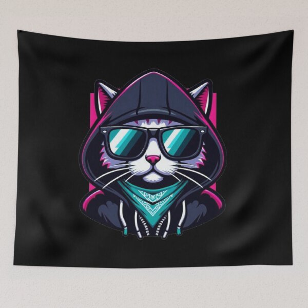 Item preview, Cyber Ninja Cat designed and sold by DixieGirlStudio.