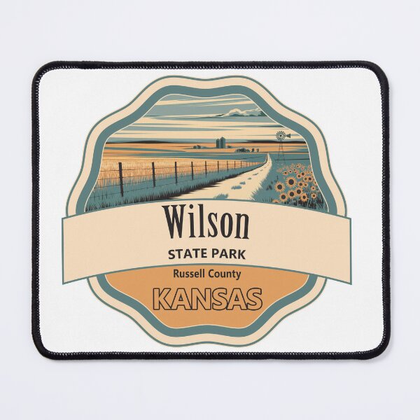 Item preview, Wilson State Park, Russell County, Kansas designed and sold by Wanderful-roads.