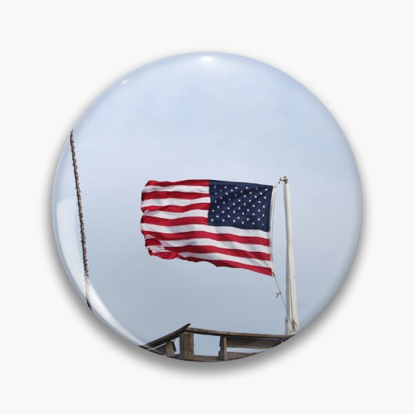 Item preview, American Flag On Beach Deck designed and sold by Cynthia48.
