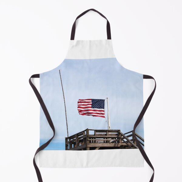 Item preview, American Flag On Beach Deck designed and sold by Cynthia48.