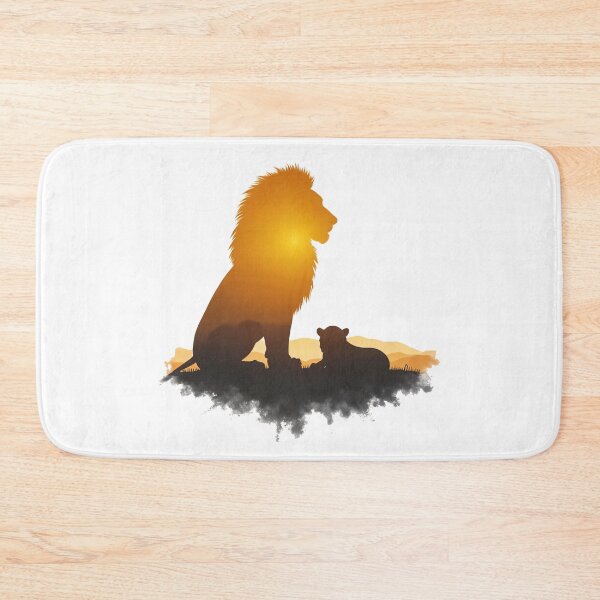 Item preview, Sunset Lion Silhouette - Majestic African Scene designed and sold by latelierdechris.