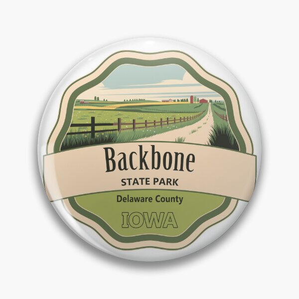 Item preview, Backbone State Park, Delaware County, Iowa designed and sold by Wanderful-roads.