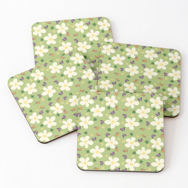Item preview, Spring Daisies, Snails, Clovers, and Butterflies designed and sold by ArtAlmstEvryDay.