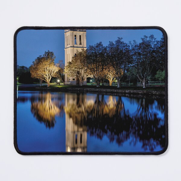 Item preview, Furman University Bell Clock Tower and The Clouded Moon designed and sold by CarolRMontoya.