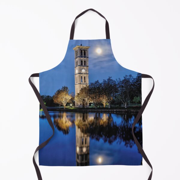 Item preview, Furman University Bell Clock Tower and The Clouded Moon designed and sold by CarolRMontoya.