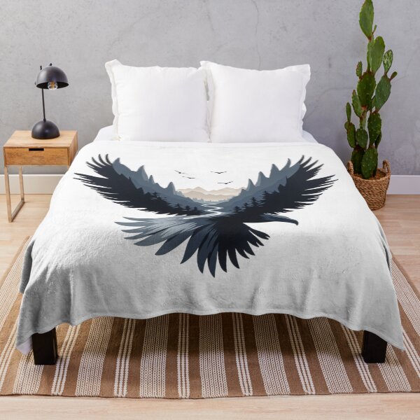 Item preview, Majestic Eagle Silhouette - Nature's Harmony Artwork designed and sold by latelierdechris.