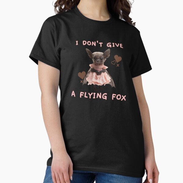 Item preview, I DON'T GIVE A FLYING FOX Funny designed and sold by JusTiceT-shirts.