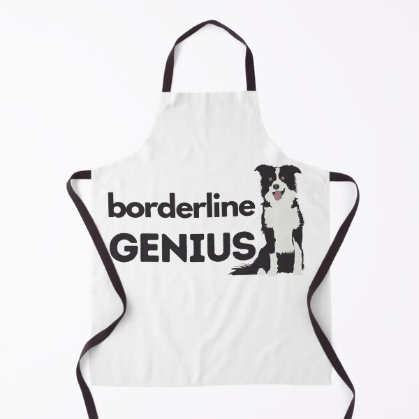 Item preview, Borderline Genius Border Collie BC designed and sold by Mop Dog Designs.
