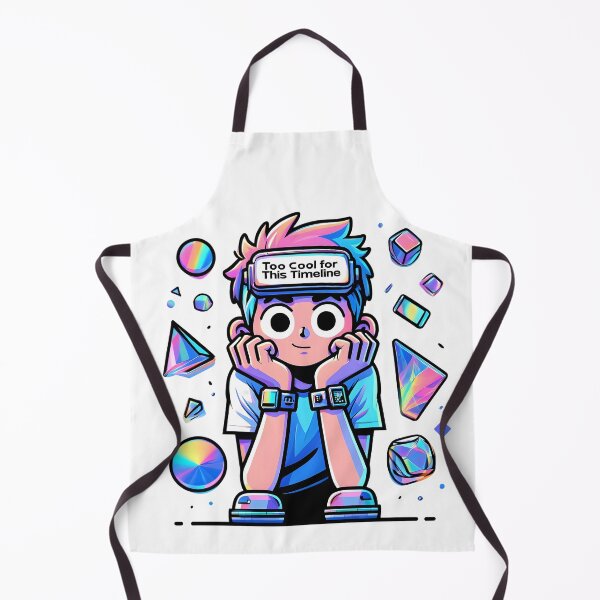 Item preview, Too Cool for This Timeline T-Shirt - Retro-Futuristic Kid Design designed and sold by AnnDesignStudio.