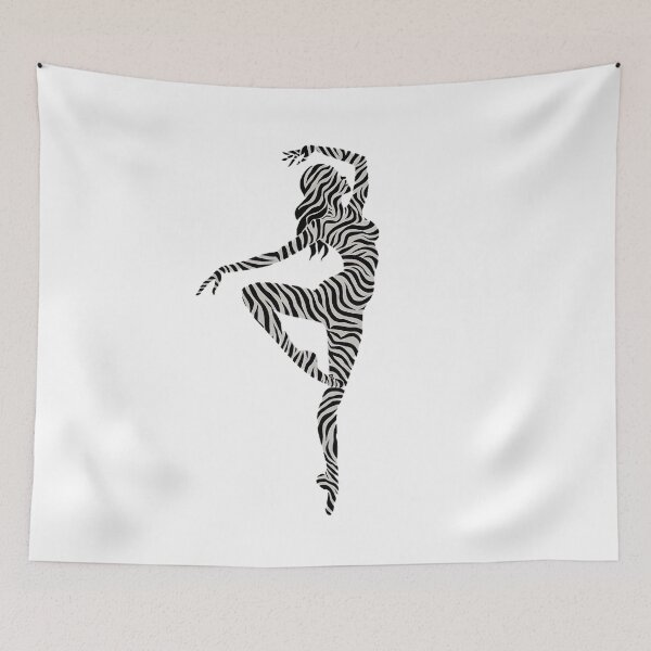 Item preview, Ballet Dancer Zebra Ballerina Dance Women Girls Animal print designed and sold by clothesy7.