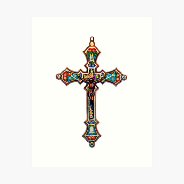 Item preview, ORNATE CROSS CRUCIFIXION designed and sold by REAL & SURREAL.