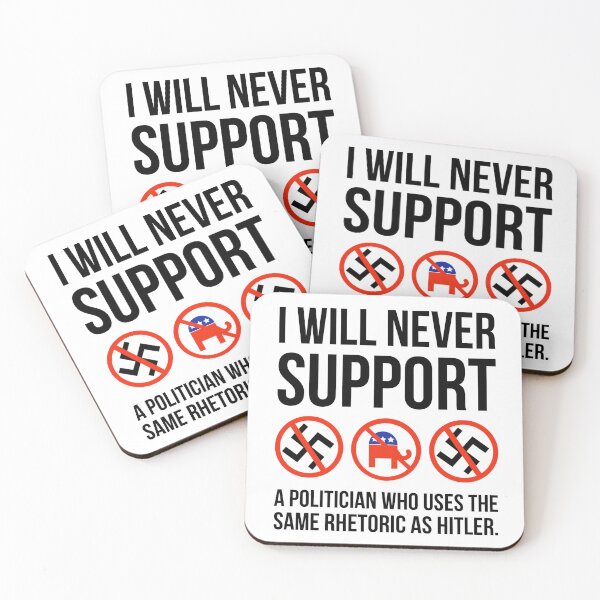 Item preview, I will never support fascism  designed and sold by Rachel the Artist .