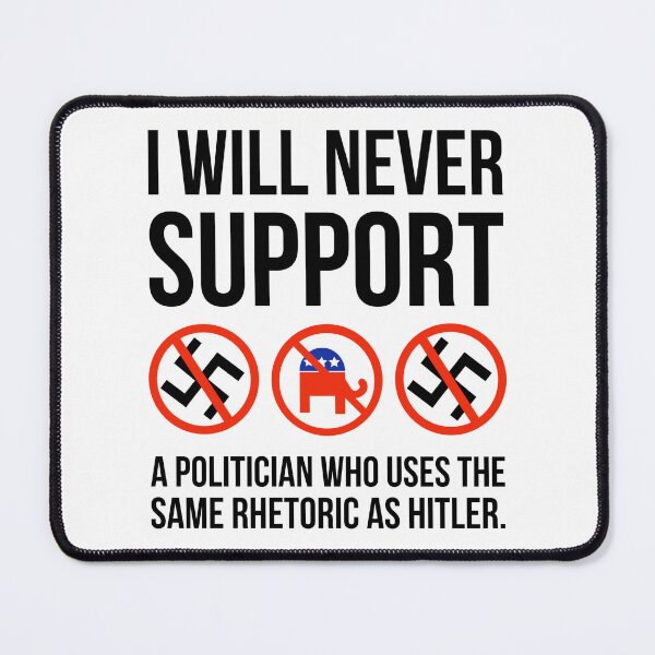 Item preview, I will never support fascism  designed and sold by Rachel the Artist .