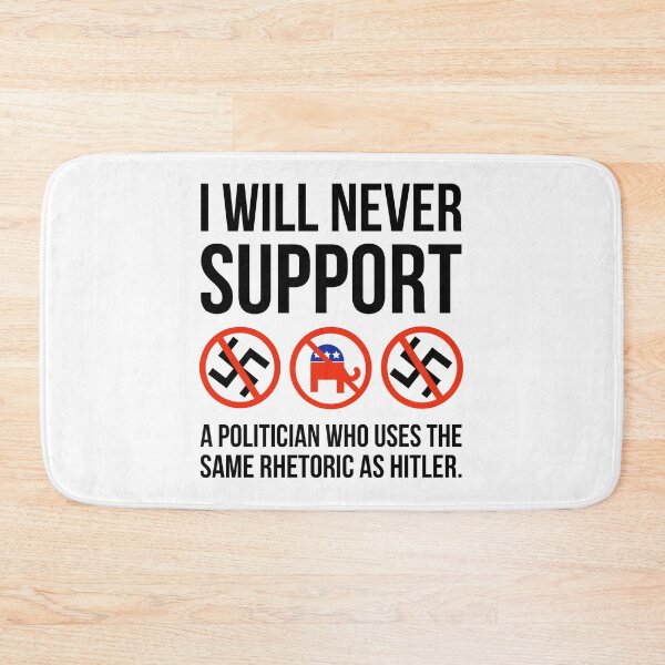 Item preview, I will never support fascism  designed and sold by Rachel the Artist .
