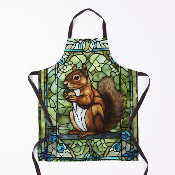 Item preview, Squirrel in Stained Glass designed and sold by CalmnessbyChoice.