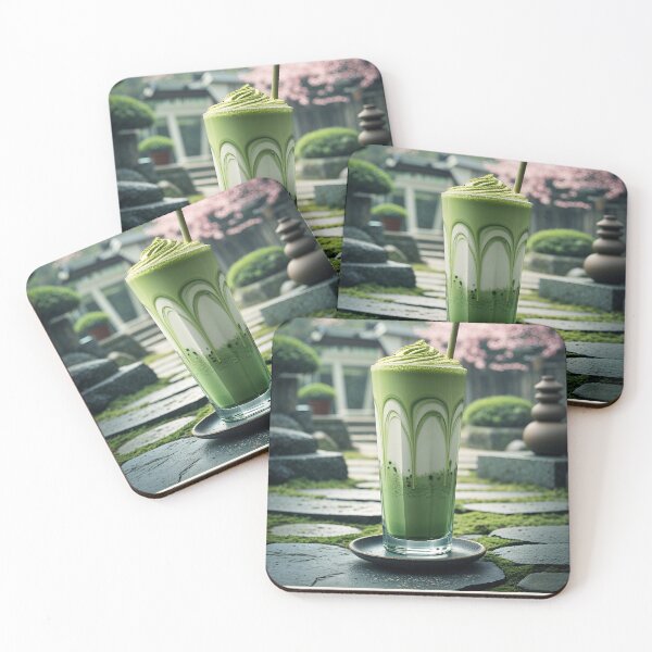 Item preview, Iced Matcha Latte Poster: Vintage Japanese Elegance designed and sold by Ceemko's Vintage Corner.