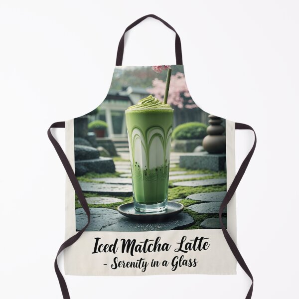Item preview, Iced Matcha Latte Poster: Vintage Japanese Elegance designed and sold by Ceemko's Vintage Corner.